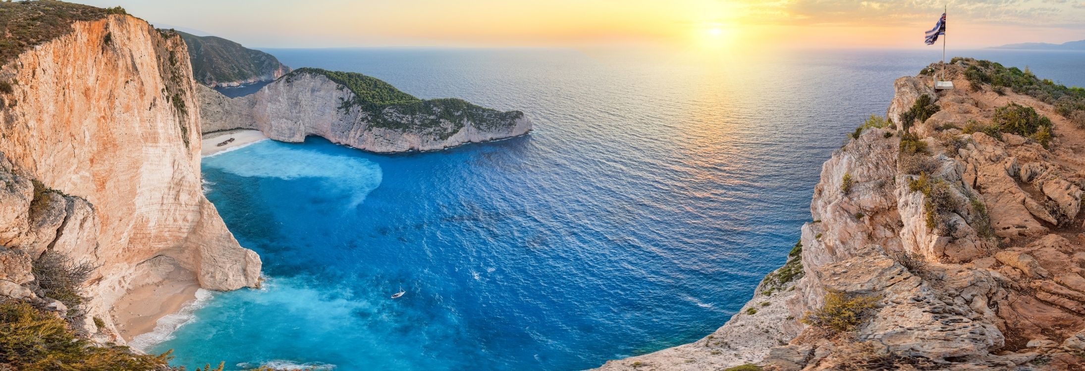 Discover the secrets of the secluded beach of Navagio in Greece