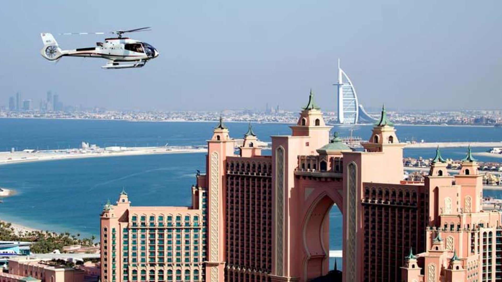 Dubai Atlantis - Helicopter ride