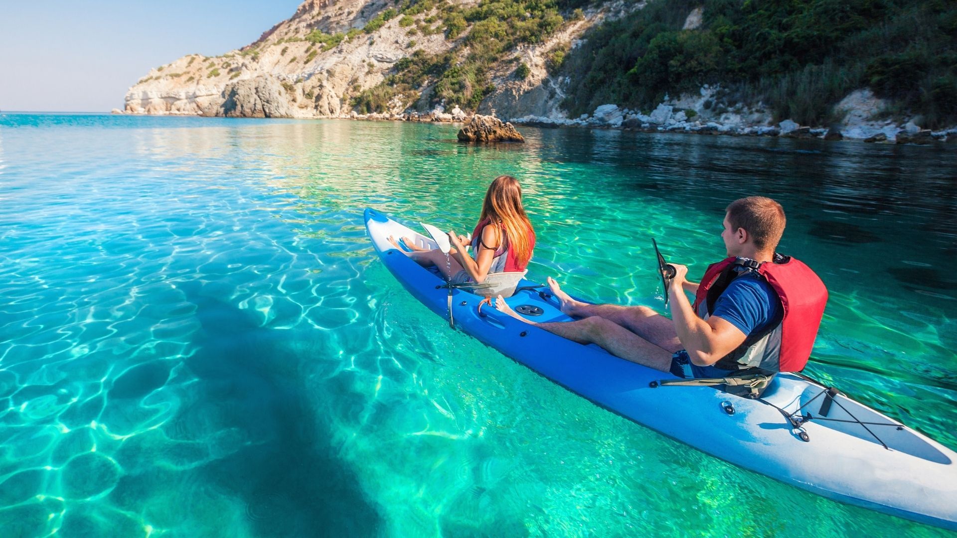 Kayaking in Maldives
