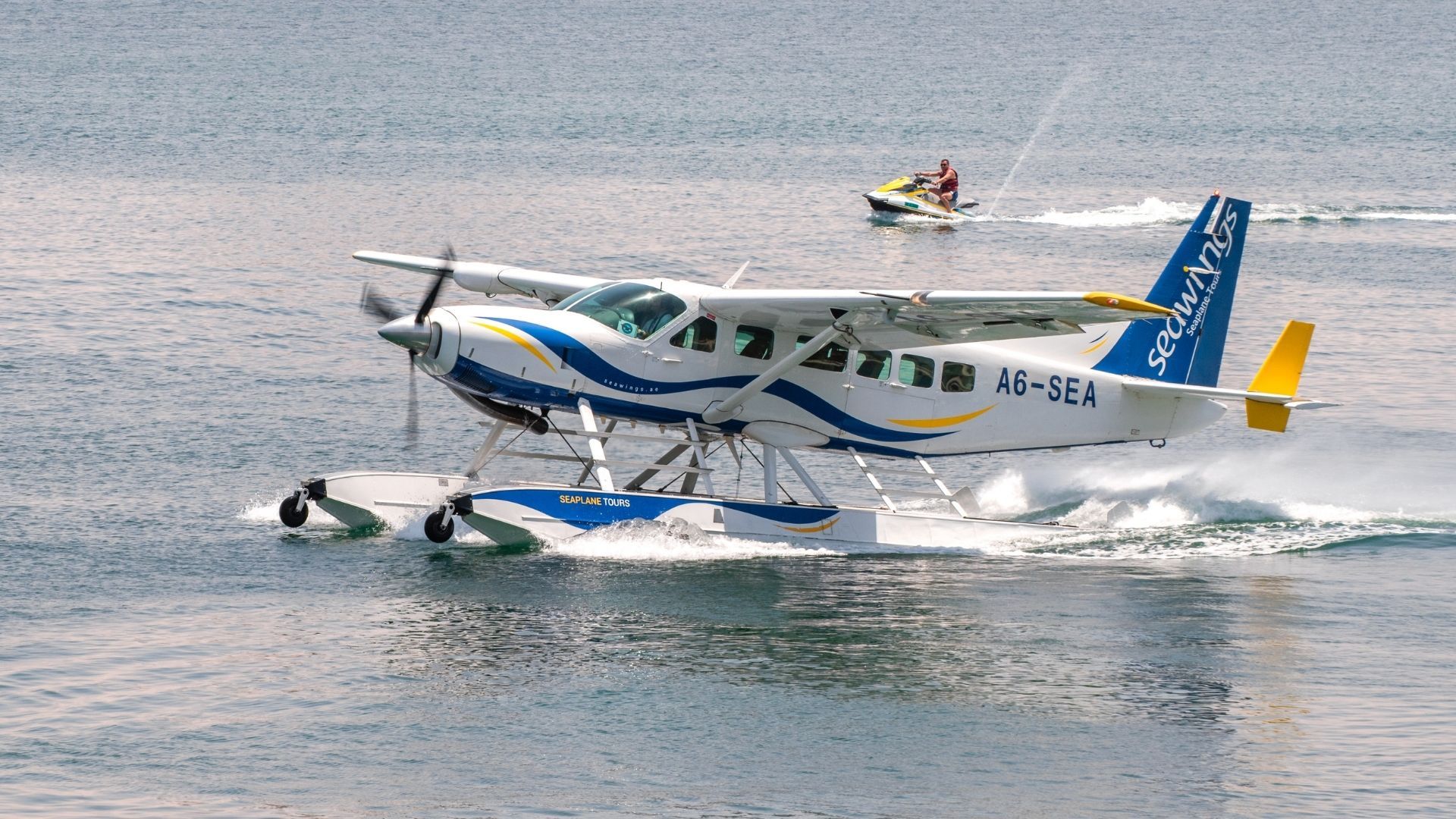 Seaplane ride, Dubai