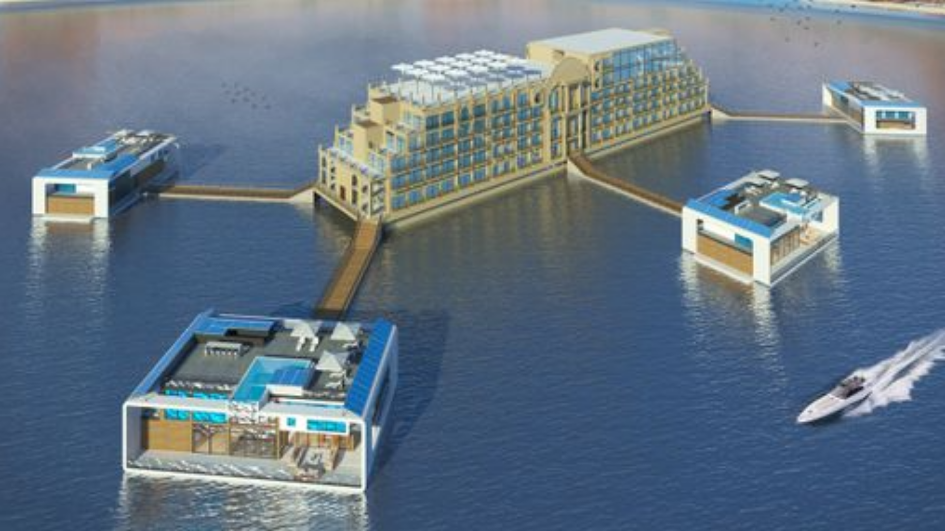 New floating resort at Dubai Marina